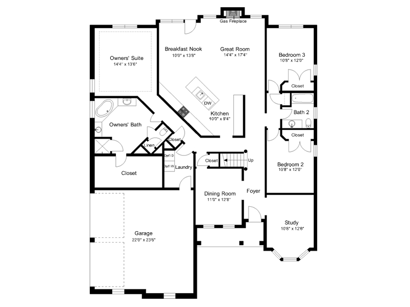 Southland Homes » Sumter Floor Plan 1st